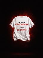 T-shirt en lévitation, halo rouge sur fond noir